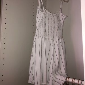 Cute little stripped romper.